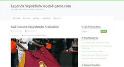 Desktop Screenshot of legend-game.com
